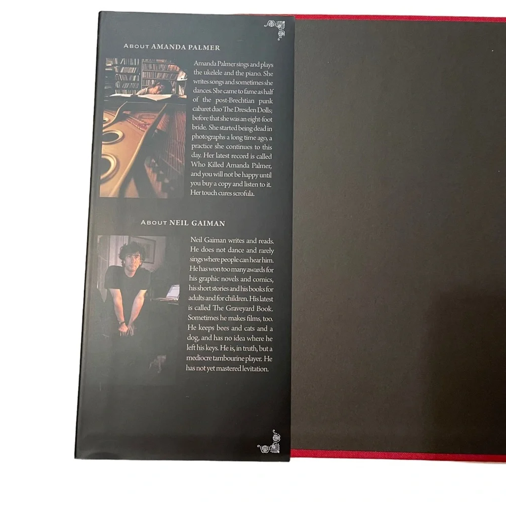 Who Killed Amanda Palmer Autographed Signed Limited Edition 2009 Hard Cover Book